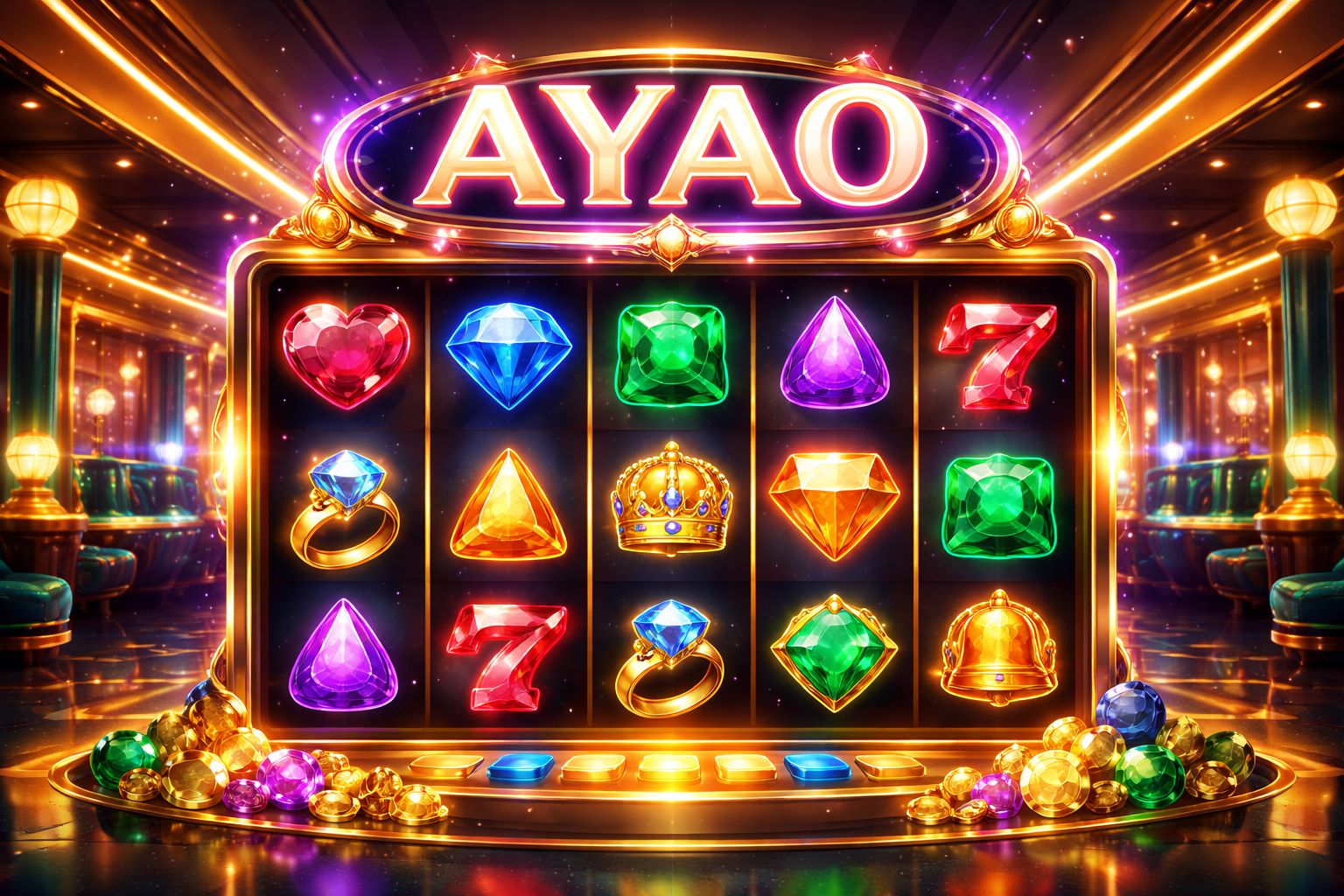 Interfaz de tragamonedas AYAO para jugadores en México